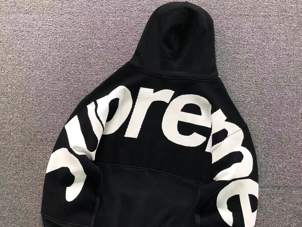 Blusa Big Logo Jacquard Hooded Supreme