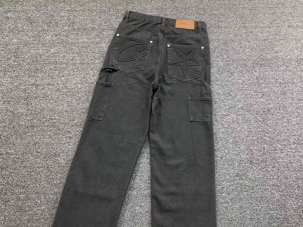 Calça Corteiz C-Star Denim Work cinza