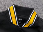 Jaqueta Varsity Stussy x Goldie Metalheadz 30 'Preta'