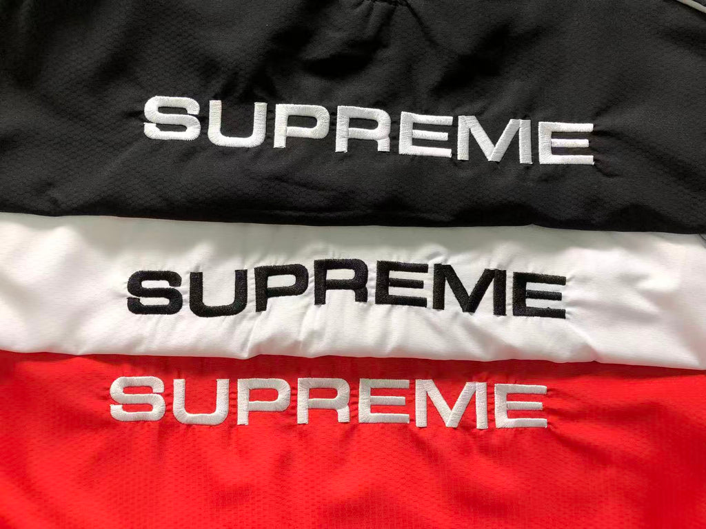 Blusa Reflective Piping Pullover Supreme