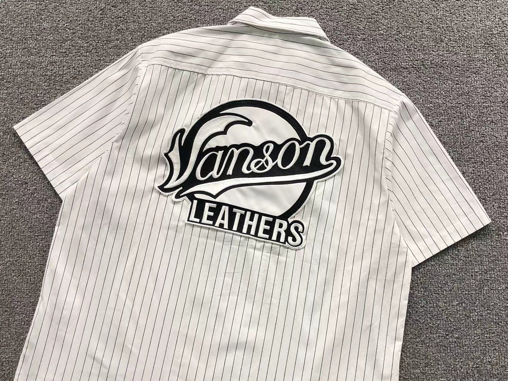 Camisa Listrada Supreme x Vanson Leathers