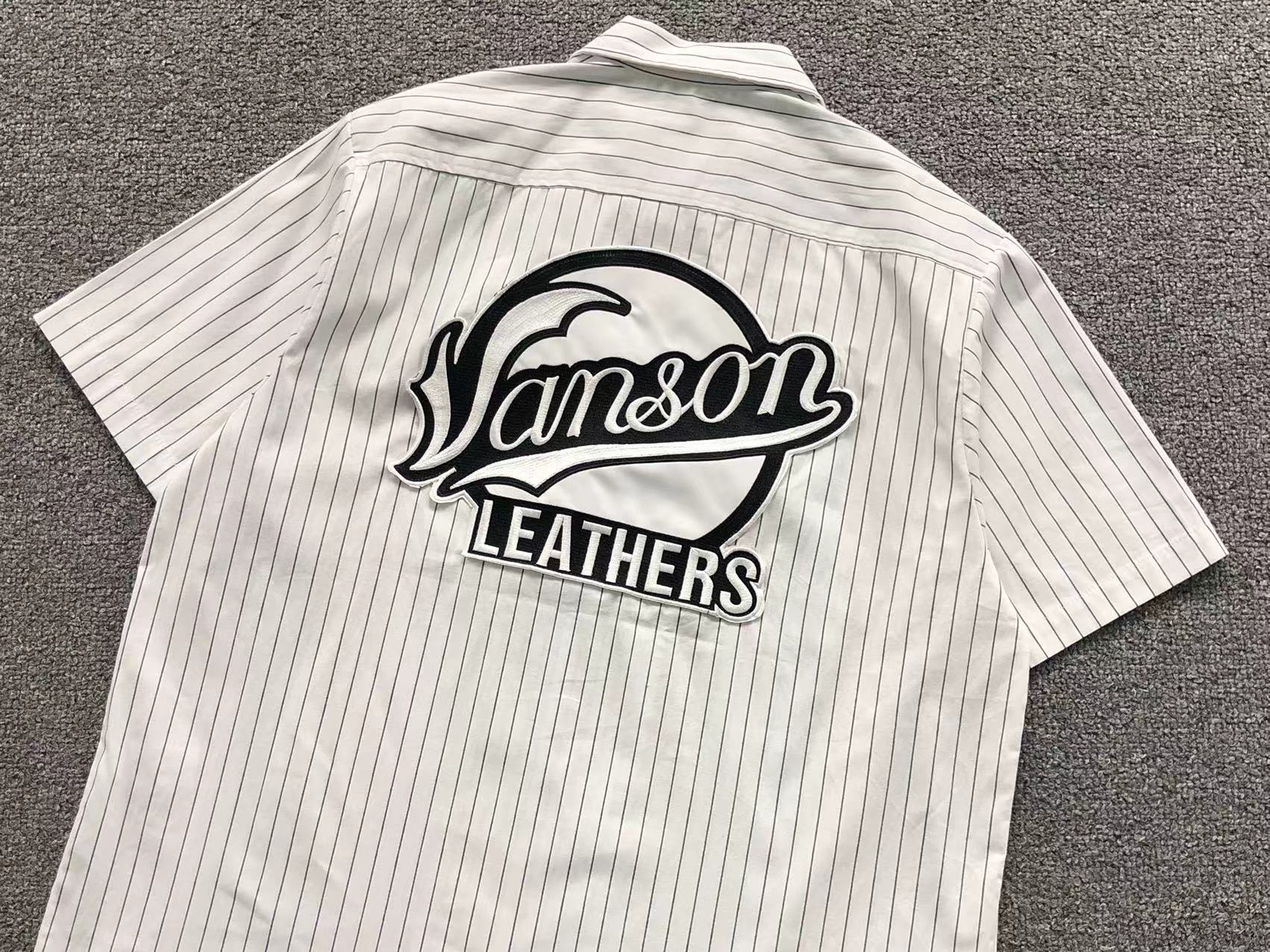 Camisa Listrada Supreme x Vanson Leathers