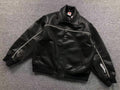 jaqueta varsity de couro Supreme x Nike
