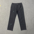 Calça Jeans Baggy Estrelada - Broken Planet