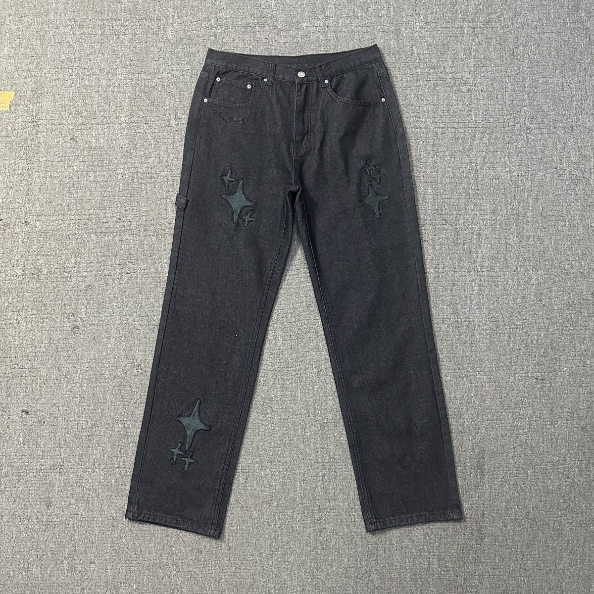 Calça Jeans Baggy Estrelada - Broken Planet