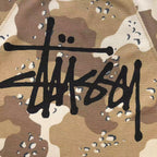 Camiseta térmica raglan camuflada Stussy