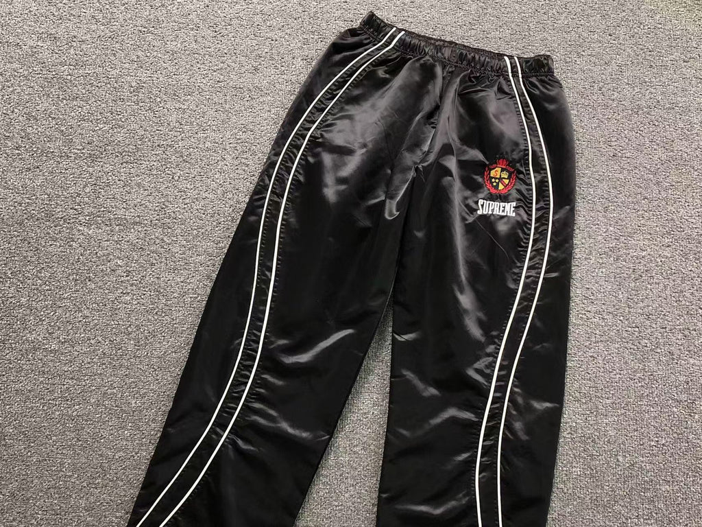 Calça Satin Piping Pullover Black