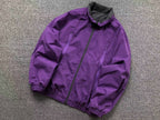 Jaqueta Corta Vento Roxo Dupla Face Stussy