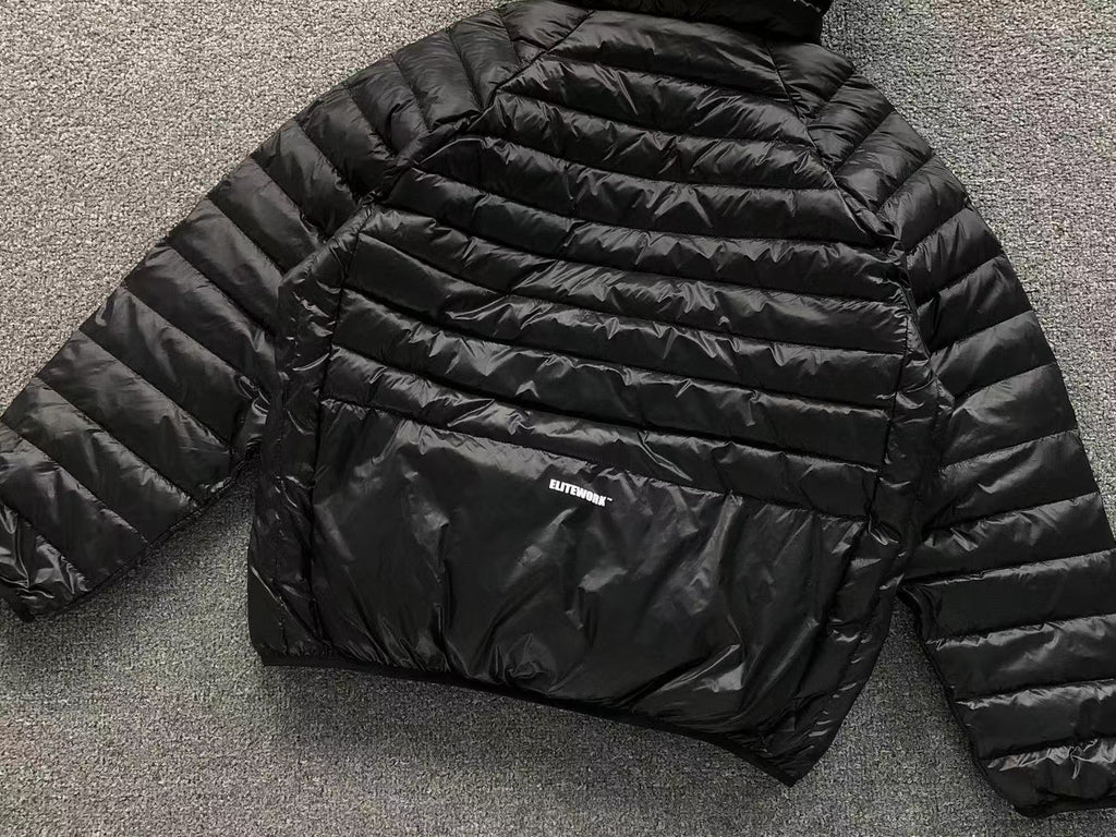 Jaqueta puffer preta Corteiz