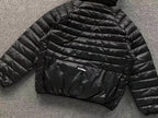 Jaqueta puffer preta Corteiz