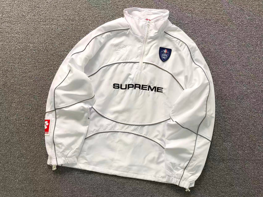 Blusa Reflective Piping Pullover Supreme