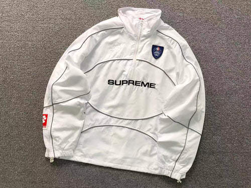 Blusa Reflective Piping Pullover Supreme