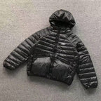 Jaqueta puffer preta Corteiz