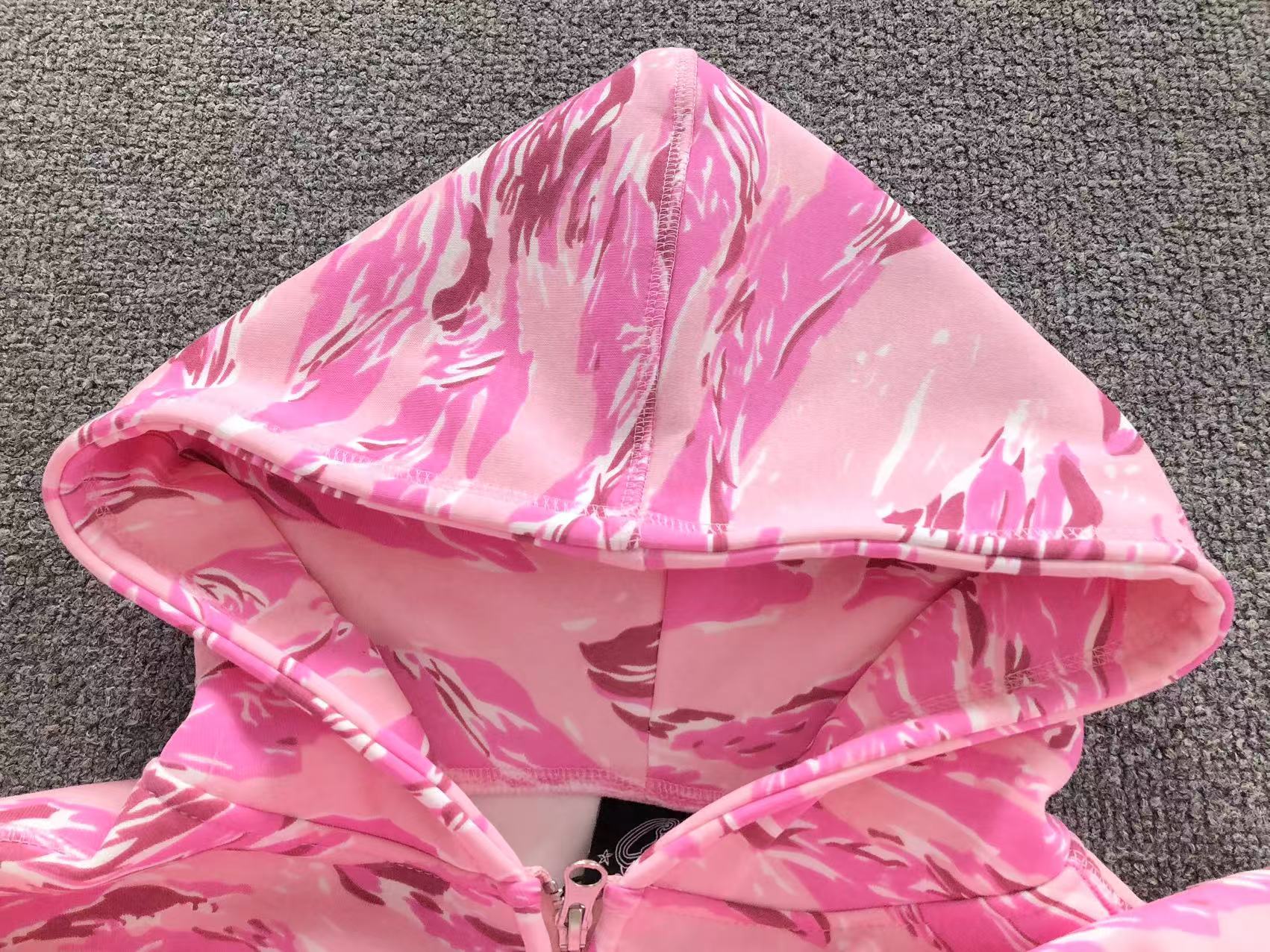 Blusa moletom Corteiz Island Puff "Pink Tiger Camo"