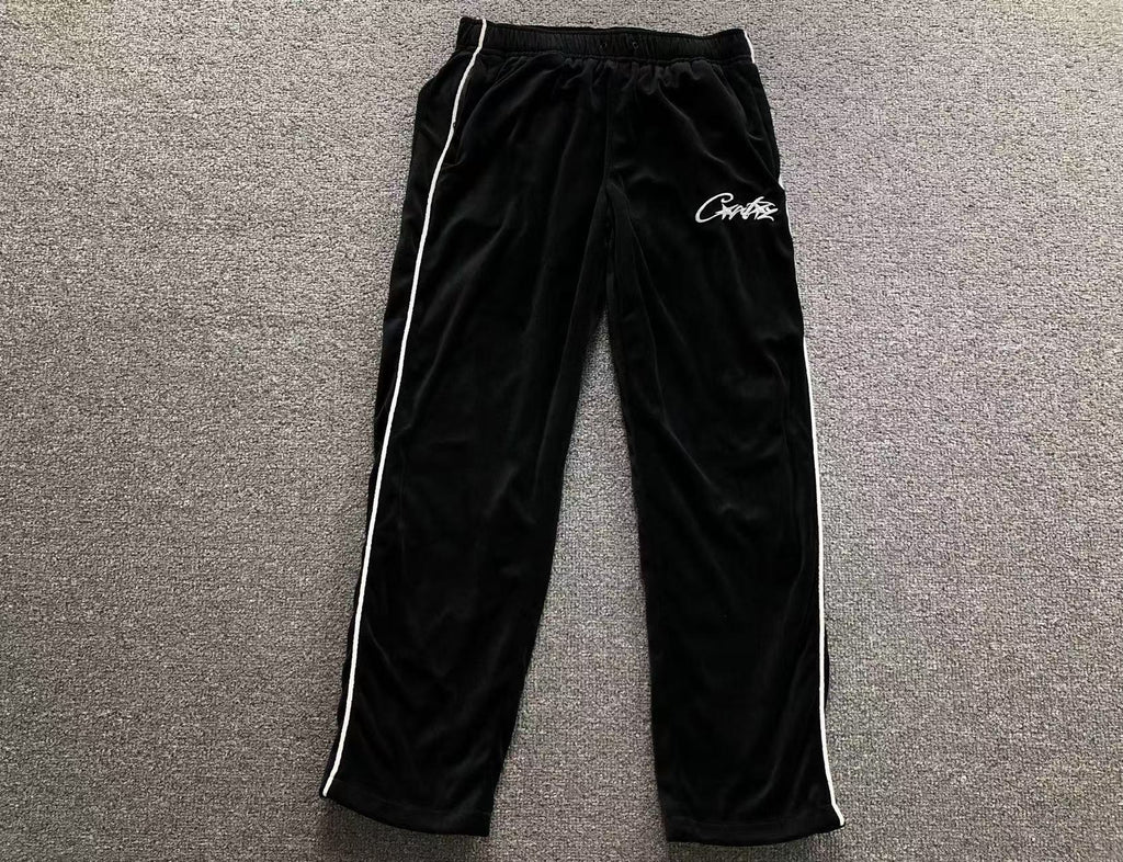 Calça Corteiz VVS Velour Track Jacket preta