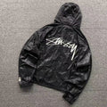 jaqueta Stussy Beach Shell Wrinkled Nylon