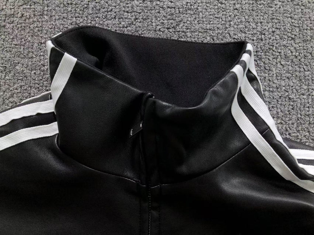 Jaqueta de couro sintético Adidas