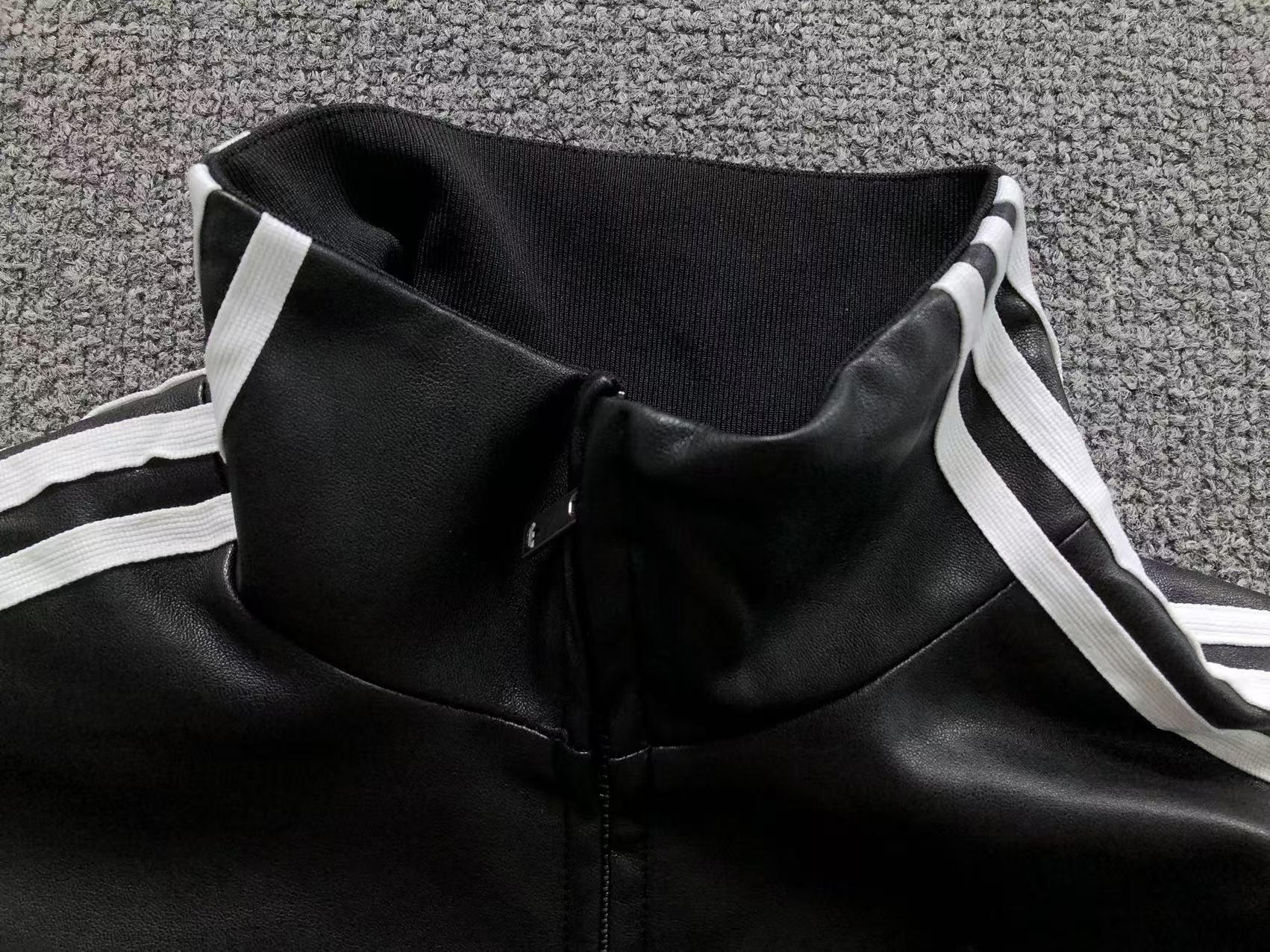 Jaqueta de couro sintético Adidas