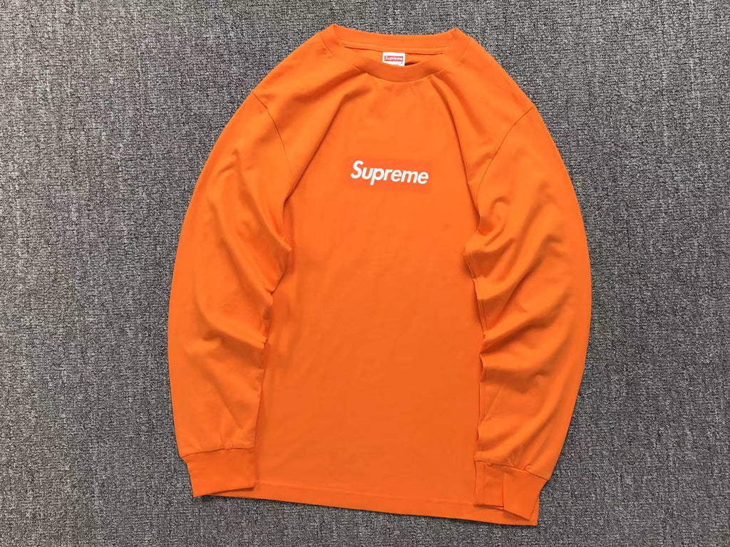 Blusa de manga Box Logo Supreme