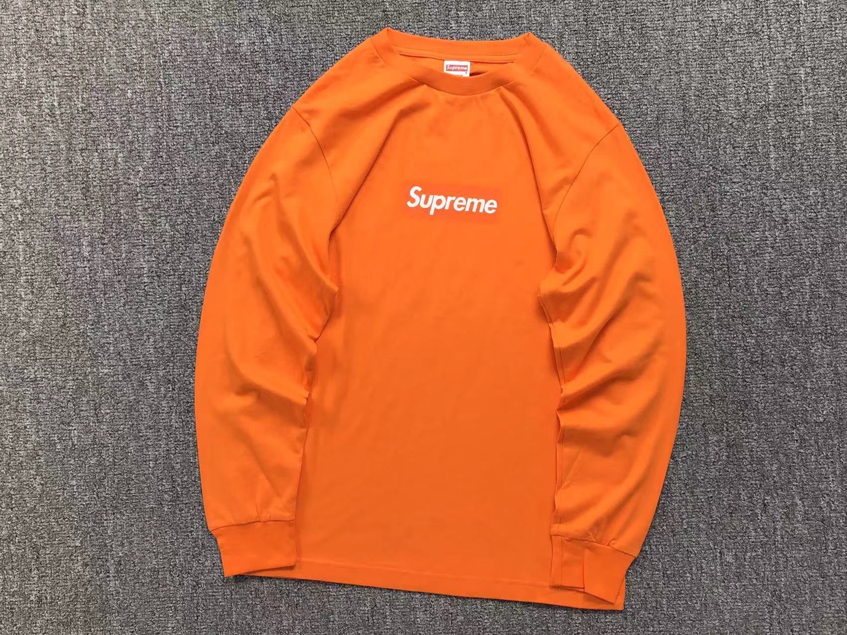 Blusa de manga Box Logo Supreme