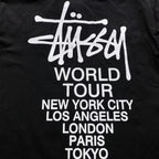World Tour Polo de manga longa Stussy