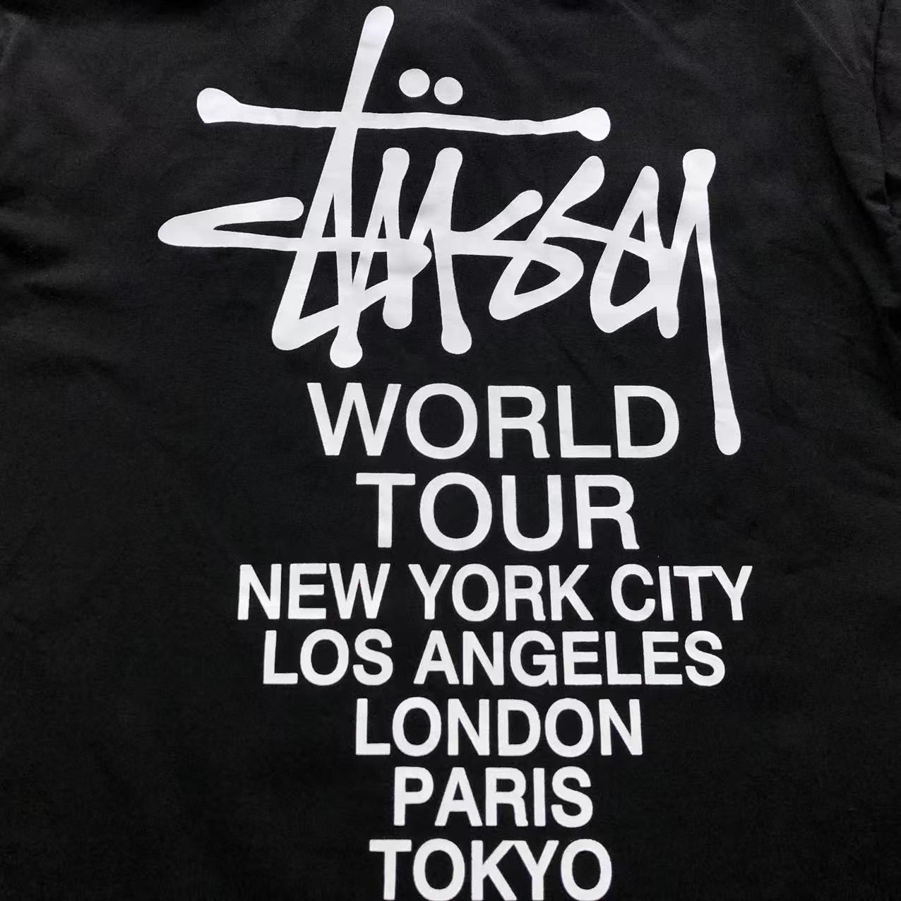 World Tour Polo de manga longa Stussy