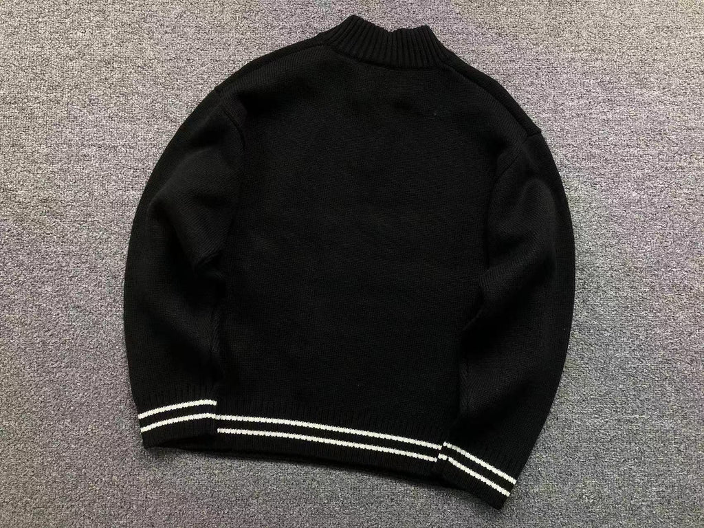Suéter Script Stripe Half Zip