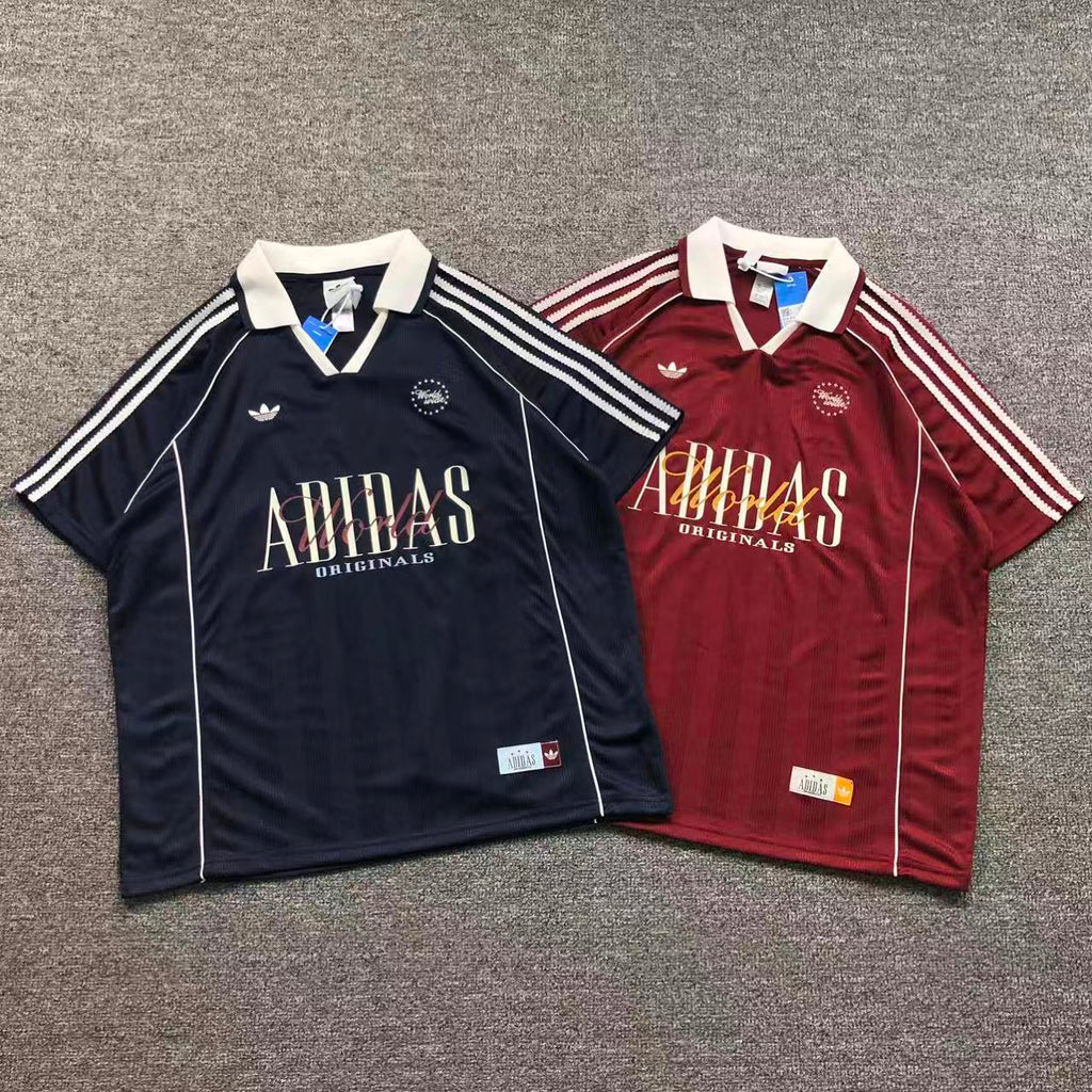 Camiseta Polo em "V" Adidas