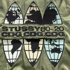 jaqueta bomber Stussy x Comme des Garçons