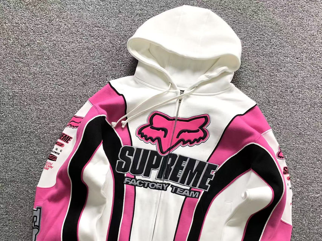 Moletom da colaboração Supreme x Fox Racing