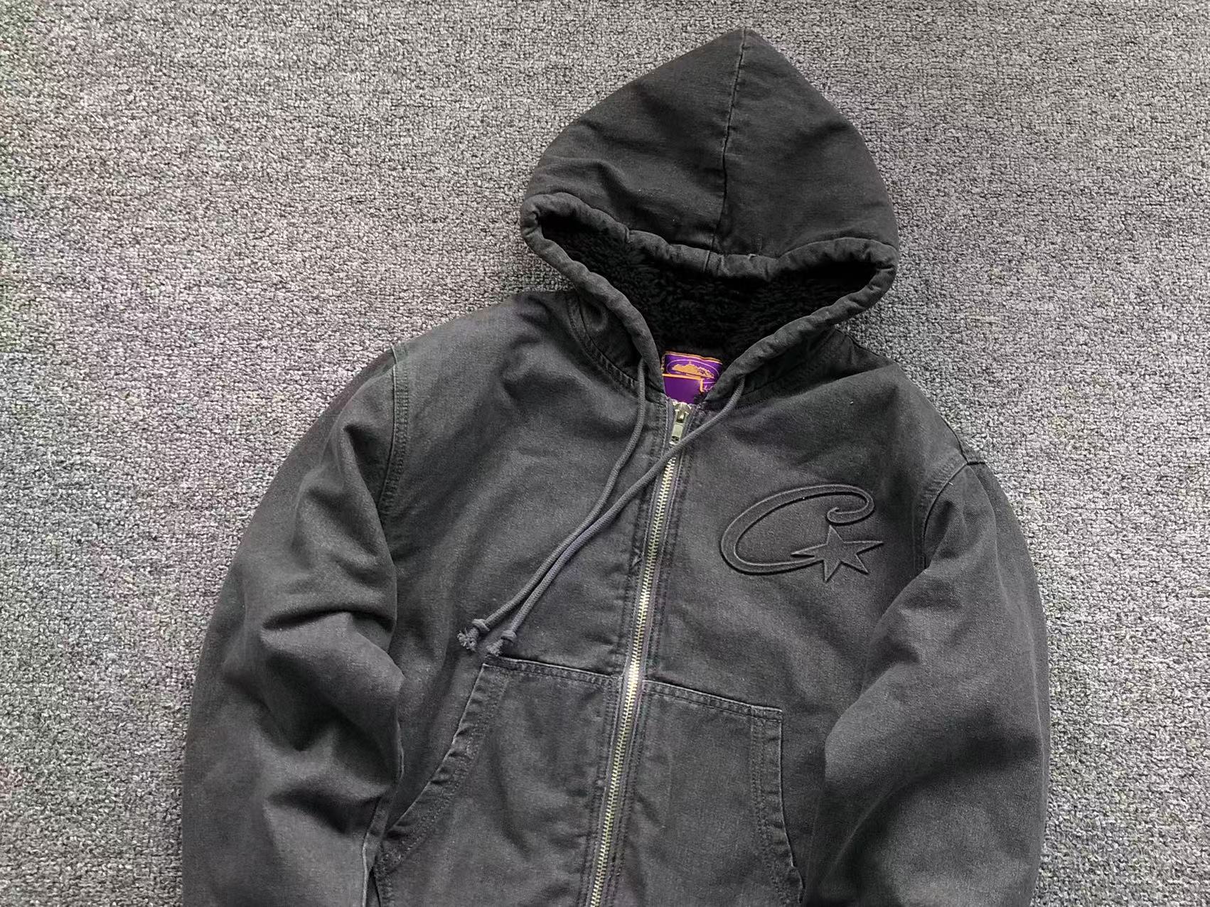 Jaqueta Corteiz C-Star Denim Work cinza