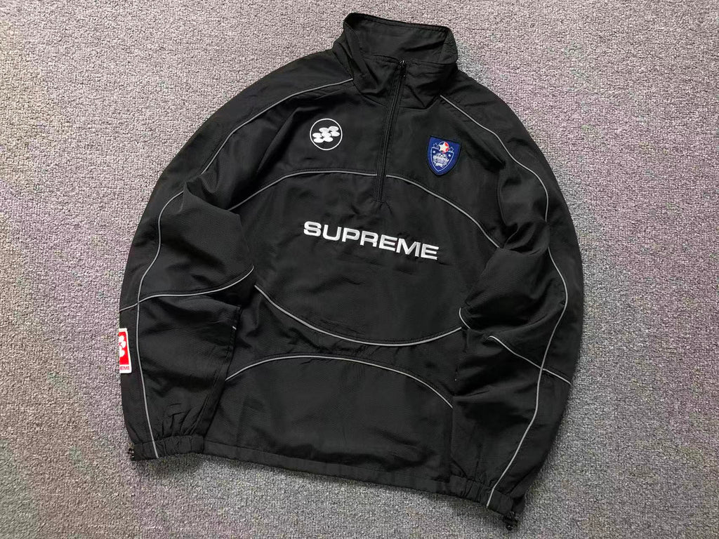 Blusa Reflective Piping Pullover Supreme