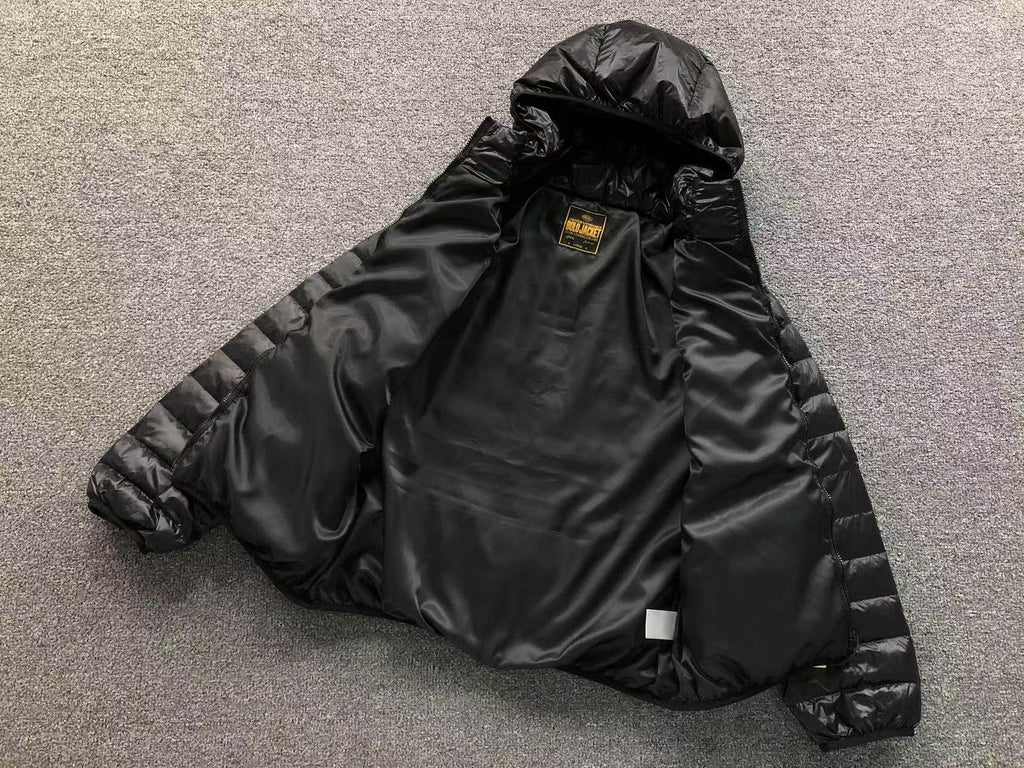 Jaqueta puffer preta Corteiz
