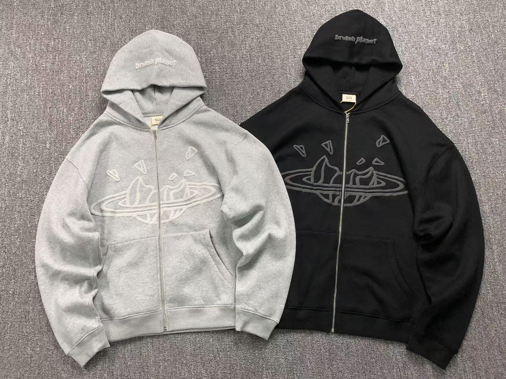 Moletom Broken Planet Zip Up