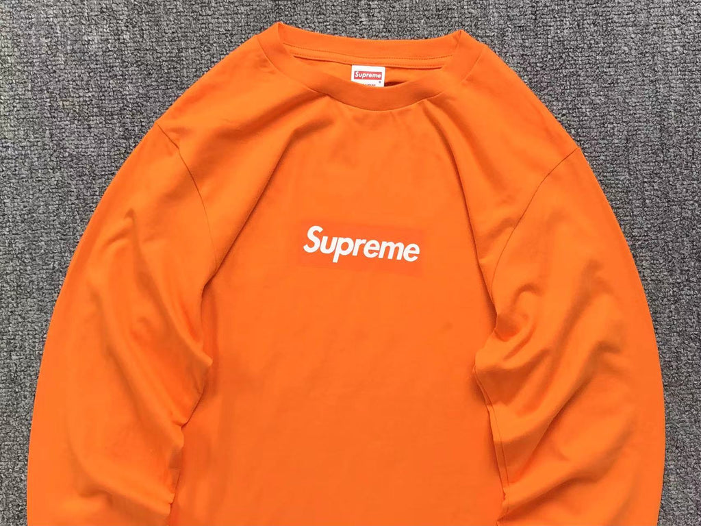 Blusa de manga Box Logo Supreme