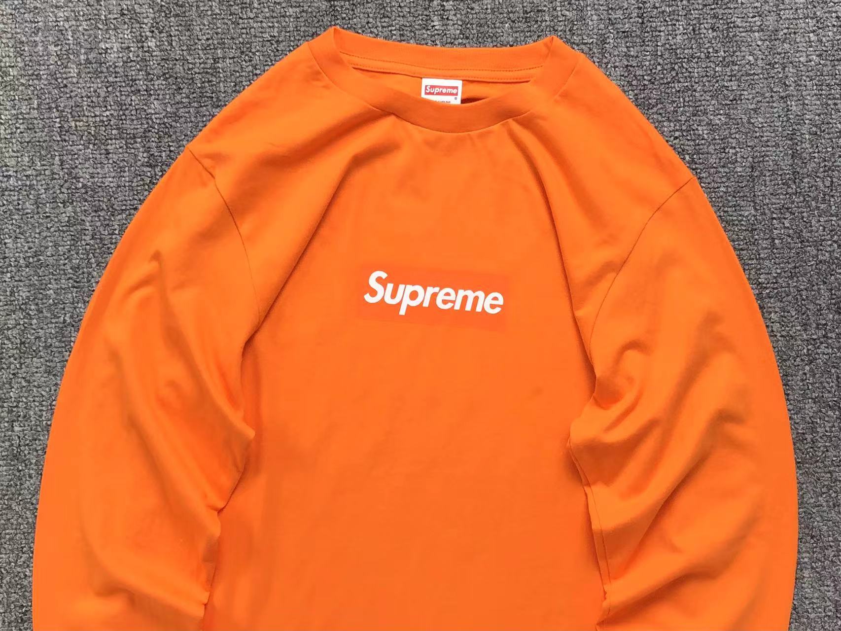 Blusa de manga Box Logo Supreme
