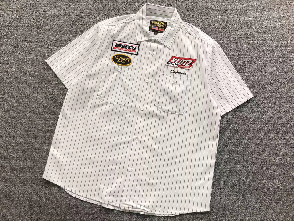 Camisa Listrada Supreme x Vanson Leathers