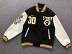 Jaqueta Varsity Stussy x Goldie Metalheadz 30 'Preta'