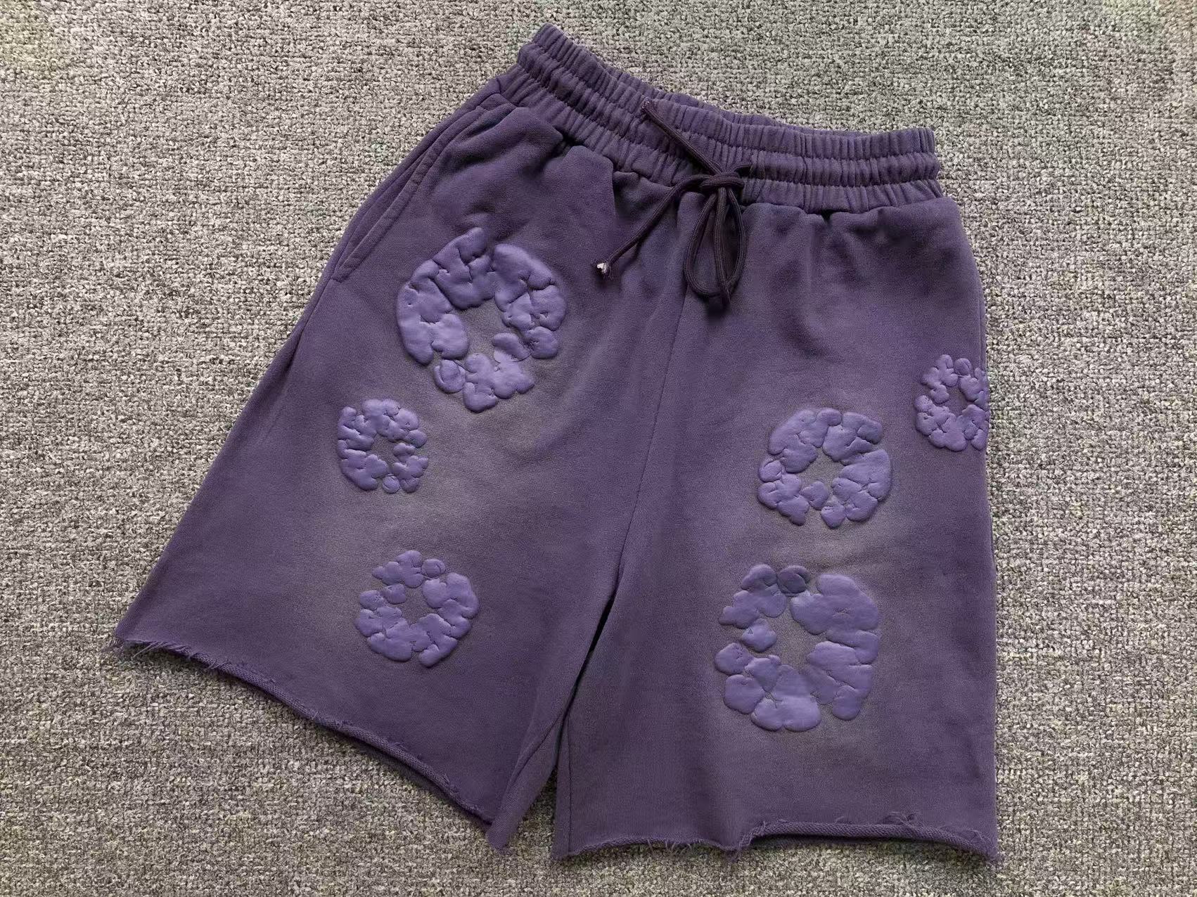 Short Mono Cotton Wreath Denim Tears