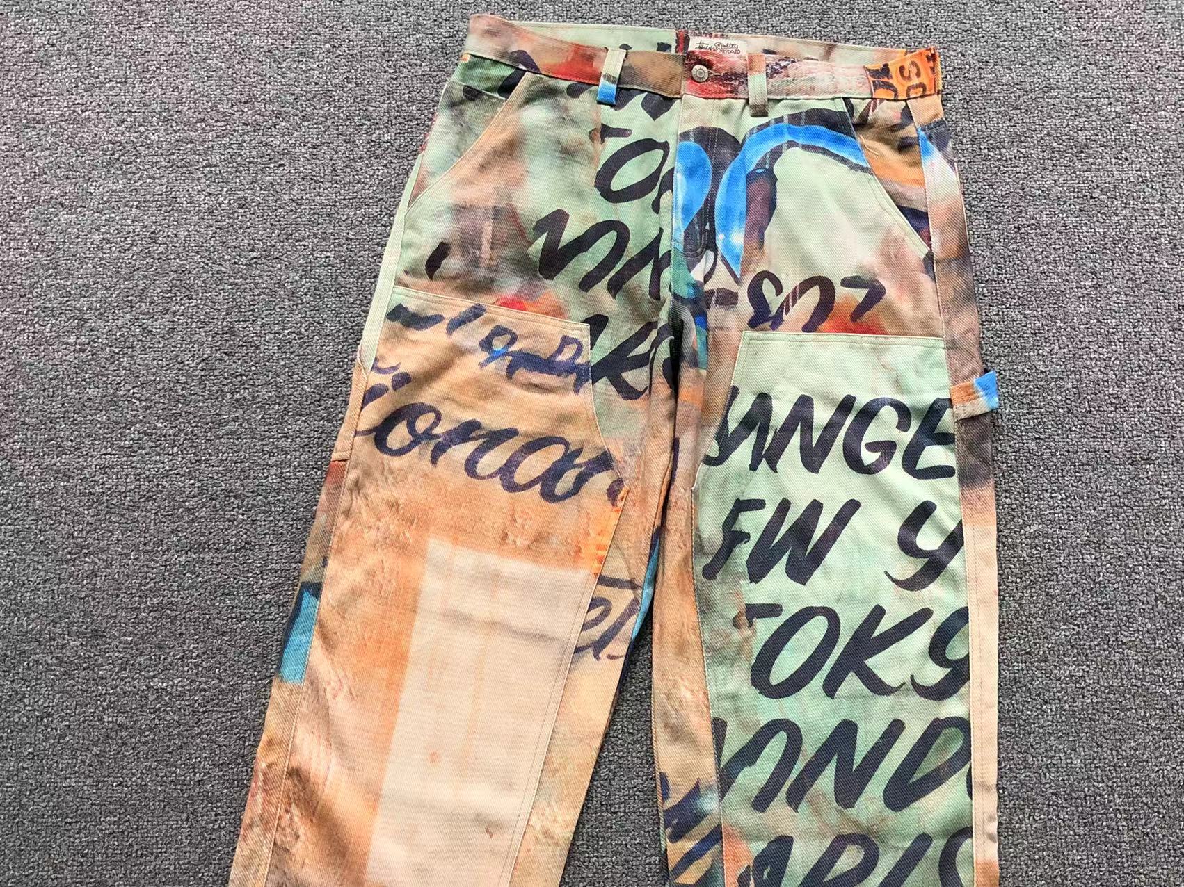Stussy Work-Pant Alfonso Canvas 'Multi'