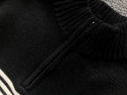 Suéter Script Stripe Half Zip