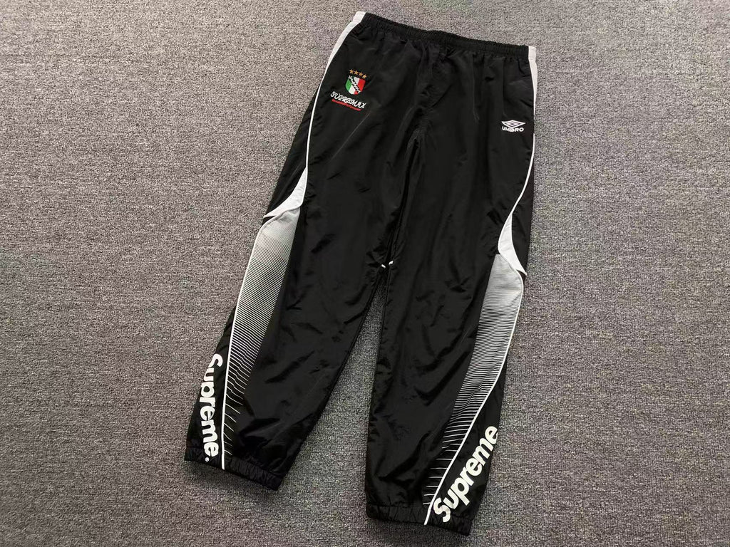 Calça corta-vento preta Supreme x Umbro Track Jacket
