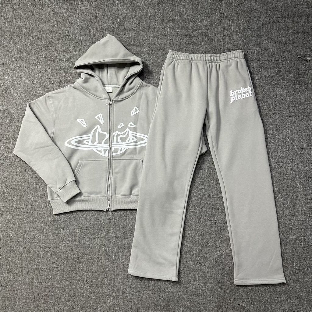 Conjunto Moletom Broken Planet Zip Up