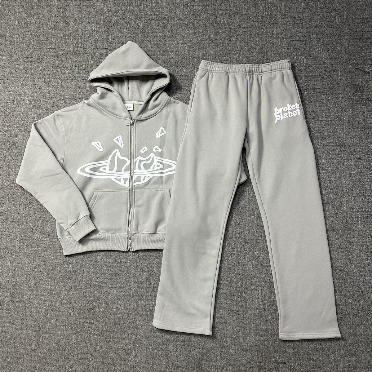 Conjunto Moletom Broken Planet Zip Up