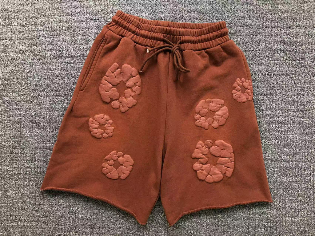 Short Mono Cotton Wreath Denim Tears