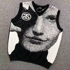 Stussy Photo Jacquard Vest