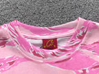 Camiseta Corteiz Island Puff Print T-Shirt Pink Tiger