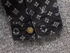 Jaqueta Louis Vuitton x Supreme Jacquard Denim Trucker Jacket