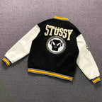 Jaqueta Varsity Stussy x Goldie Metalheadz 30 'Preta'
