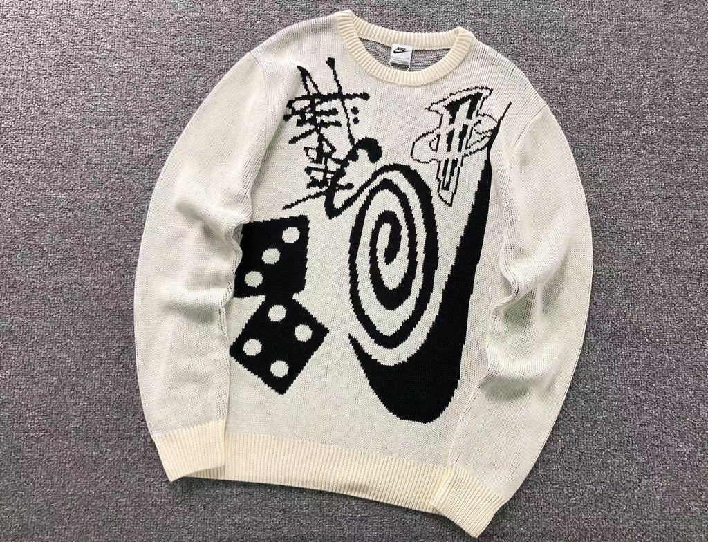 Suéter de tricô Nike x Stussy